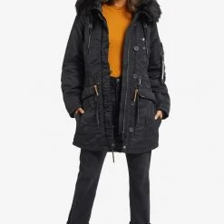 Blitzangebot ❤️ Khujo LORENE - Wintermantel - Black, Damen 🎁