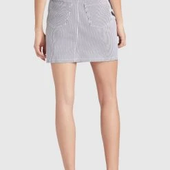 Rabatt 🔥 Khujo RASHY - Jeansrock - Blau-weiß, Damen 🤩 -Khujo Verkaufsladen 7fcd826248704457a0fd51592ded6f47