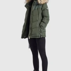 Bestpreis 🔥 Khujo WINSEN6 - Winterjacke - Dunkeloliv, Damen 🌟 -Khujo Verkaufsladen 80d05abad71c4e009e91a58688949f9f