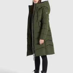 Brandneu 👍 Khujo AYLEENA2 - Wintermantel - Dunkeloliv, Damen ❤️ -Khujo Verkaufsladen 80eaee76ccb14f089e78c02430904e0c