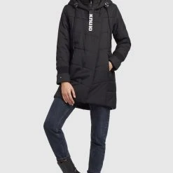 Billig 👏 Khujo ELVA STRUCTURED - Wintermantel - Schwarz, Damen ✔️ 12 Billig 👏 Khujo ELVA STRUCTURED - Wintermantel - Schwarz, Damen ✔️ -Khujo Verkaufsladen 8342645c2ff14e8c8528d472f8557252