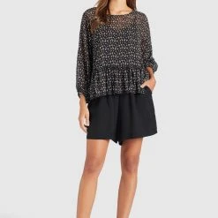 Besorgen 🔔 Khujo KLEMENTINA - Bluse - Black/blue, Damen 😀 12 Besorgen 🔔 Khujo KLEMENTINA - Bluse - Black/blue, Damen 😀 -Khujo Verkaufsladen 835b31f7185043bcb660d8ef0049ace2