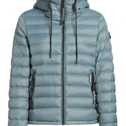 Coupon 🛒 Khujo LOVINA2 SHINE - Leichte Jacke - Blaugrau, Damen 🥰 -Khujo Verkaufsladen 84945f19ba764900bc862d45a9952d54