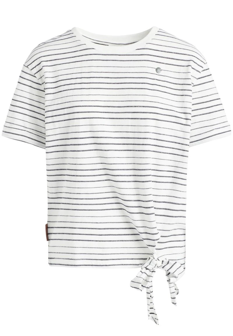 Top 10 🥰 Khujo AURELIA - T-Shirt Print - Weiß Schwarz Gestreift, Damen ✨ 8 Top 10 🥰 Khujo AURELIA - T-Shirt Print - Weiß Schwarz Gestreift, Damen ✨ – Bild 8