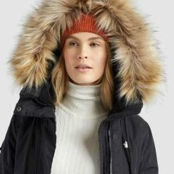 Aktion ✨ Khujo CODISH - Wintermantel - Schwarz, Damen ✔️ -Khujo Verkaufsladen 850e3995a6ce4fa5b34213dd0fe410dc