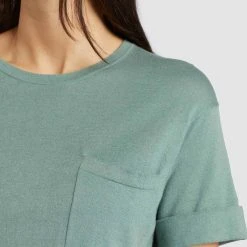 Besorgen 🔥 Khujo ALLMUT - T-Shirt Basic - Mint, Damen 🔥 -Khujo Verkaufsladen 857a50c0dc0147758bb6efcbf18909d6