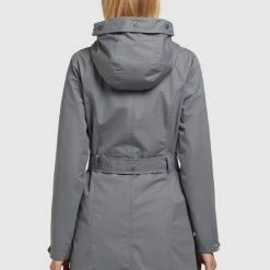 Coupon ⭐ Khujo LAUREN - Trenchcoat - Graublau, Damen ⭐ -Khujo Verkaufsladen 85b5a47c60004587830428e9e222f87f