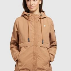 Billig ✔️ Khujo ZAHIRA3 - Leichte Jacke - Toffee, Damen ✔️