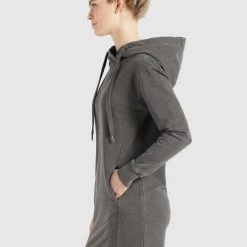 Am billigsten 💯 Khujo HALOUMA - Freizeitkleid - Grau Gewaschen, Damen ⭐ -Khujo Verkaufsladen 872bfef6c8d94ae9b2d436ba32fa39a4