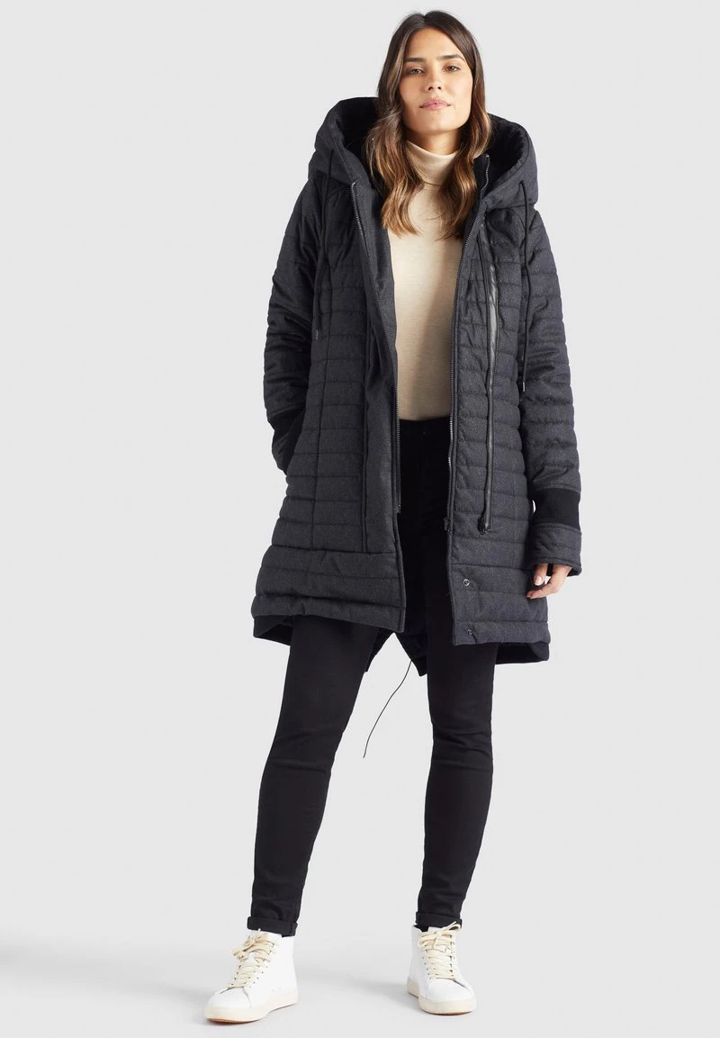 Schlussverkauf ✨ Khujo MANTEL TOPSY2 - Wintermantel - Schwarz Weiß Meliert, Damen 👏 2 Schlussverkauf ✨ Khujo MANTEL TOPSY2 - Wintermantel - Schwarz Weiß Meliert, Damen 👏 – Bild 2