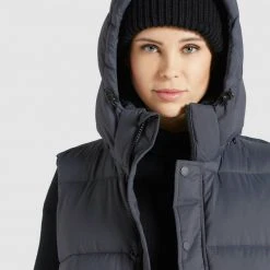 Schlussverkauf 🔔 Khujo MARGARIDA MATT - Weste - Grau, Damen ⭐ -Khujo Verkaufsladen 8a4d8b3d288d4bbcb0513013b541a2dd