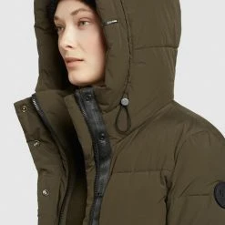 Bester Verkauf ✔️ Khujo DAKOTA - Wintermantel - Khaki, Damen 🛒 -Khujo Verkaufsladen 8b3eb1a5addf45049136352d210c9163