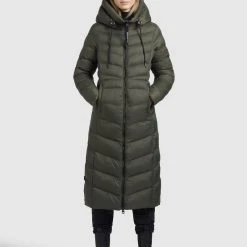 Bestpreis 😉 Khujo INGRAM SHINE - Wintermantel - Dunkeloliv, Damen 😀