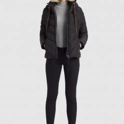 Auslauf ✨ Khujo EIJA - Winterjacke - Schwarz, Damen ⌛ -Khujo Verkaufsladen 8d1b4f00b43b4b0b8190538c38916c28