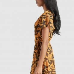 Bestes Angebot ❤️ Khujo VARVARA - Freizeitkleid - Orange/black, Damen 🔥 -Khujo Verkaufsladen 8f16a140994540e68f217c94423cba8f