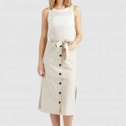 Großhandel ⭐ Khujo VARSHA - A-Linien-Rock - Beige, Damen 🛒