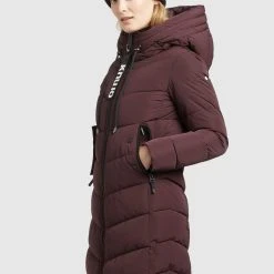 Aktion 🌟 Khujo AYLEENA - Wintermantel - Weinrot, Damen 😀 -Khujo Verkaufsladen 914a6deec96e43b5bd879b55ea1770a1