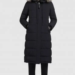 Budget ⌛ Khujo LISSANDRA - Wintermantel - Schwarz, Damen ✔️