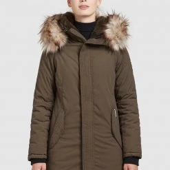 Angebote ❤️ Khujo TAIPA - Wintermantel - Khaki, Damen ❤️