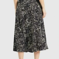 Blitzangebot 🔥 Khujo HEPKE - A-Linien-Rock - Schwarz-weiß Gemustert, Damen ✔️ -Khujo Verkaufsladen 93088c0e34954ac2a0239e5e40352a82