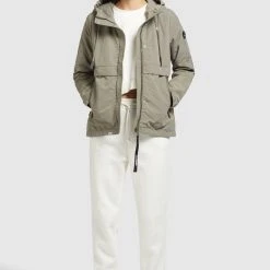 Top 10 ⭐ Khujo ZAHIRA3 - Leichte Jacke - Graugrün, Damen 🛒 -Khujo Verkaufsladen 937ff4585e8c4de18489d28cae2d7b90