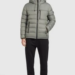 Rabatt 🥰 Khujo WANG - Winterjacke - Graugrün Polyester, Herren ✔️ -Khujo Verkaufsladen 93a333bcbd28420c806add96fb93acb0