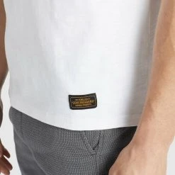 Budget 🛒 Khujo DESTIN SOLID - T-Shirt Basic - Weiß, Herren ⭐ -Khujo Verkaufsladen 93bf01e2ed6149c0835072f46c498b72