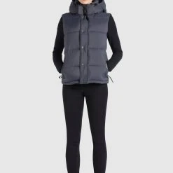 Schlussverkauf 🔔 Khujo MARGARIDA MATT - Weste - Grau, Damen ⭐ -Khujo Verkaufsladen 943a612e3ef04cebb75943ee11202e02