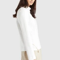 Schlussverkauf 🔔 Khujo MALINA - Sweatshirt - White, Damen 🔔 -Khujo Verkaufsladen 94d58ced9ede4131b2b490ef76758ab1