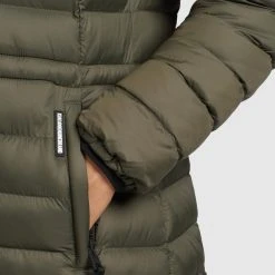 Budget ✔️ Khujo MIMI SHINE - Wintermantel - Dunkeloliv, Damen 🥰 -Khujo Verkaufsladen 9518d70b2a18498e842d7e66effb4239