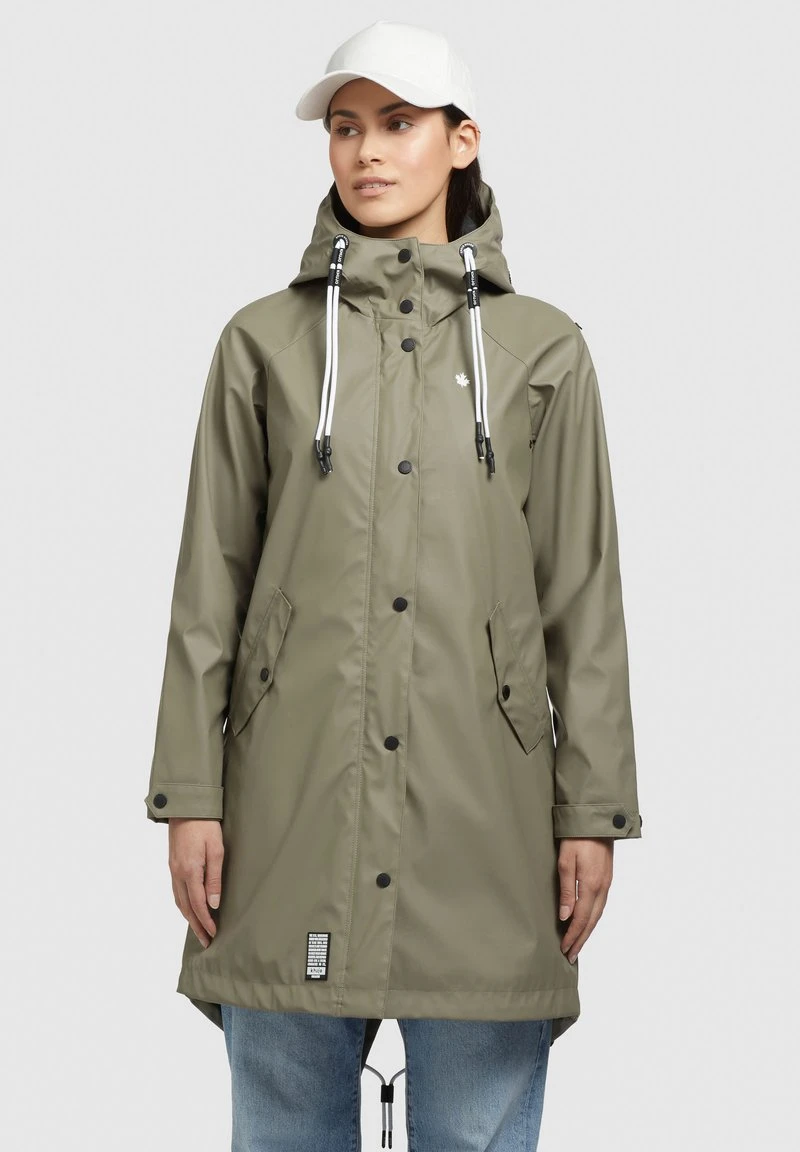 Besorgen 🎉 Khujo ODELIE - Regenjacke / Wasserabweisende Jacke - Graugrün, Damen 🎉 1 Besorgen 🎉 Khujo ODELIE - Regenjacke / Wasserabweisende Jacke - Graugrün, Damen 🎉