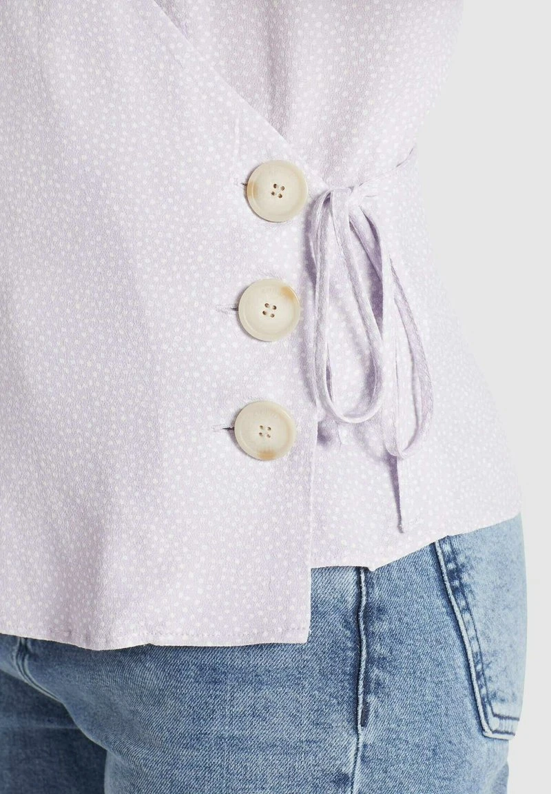 Brandneu 💯 Khujo GIOVANNA - Bluse - Flieder-weiß Gepunktet, Damen 🛒 10 Brandneu 💯 Khujo GIOVANNA - Bluse - Flieder-weiß Gepunktet, Damen 🛒 – Bild 10