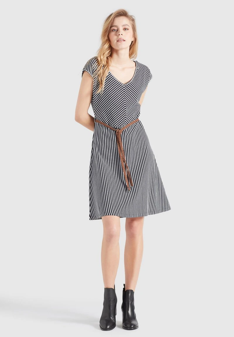 Bestes Angebot 💯 Khujo LEIFA - Freizeitkleid - Dunkelblau-weiß Gestreift, Damen 🎉 2 Bestes Angebot 💯 Khujo LEIFA - Freizeitkleid - Dunkelblau-weiß Gestreift, Damen 🎉 – Bild 2