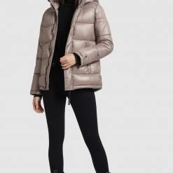 Blitzangebot ⌛ Khujo GERDA SHINY - Wintermantel - Taupe Glänzend, Damen 🥰 -Khujo Verkaufsladen 997226b9463b421e97c475c6d5d3b3ec
