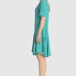 Neu 🎁 Khujo AVARU - Freizeitkleid - Turquoise, Damen ❤️ -Khujo Verkaufsladen 99b10ea41ff44ac8914a1161ec9413b1