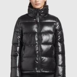 Auslauf ⭐ Khujo BLONDIE SHINY - Winterjacke - Schwarz, Damen 😉