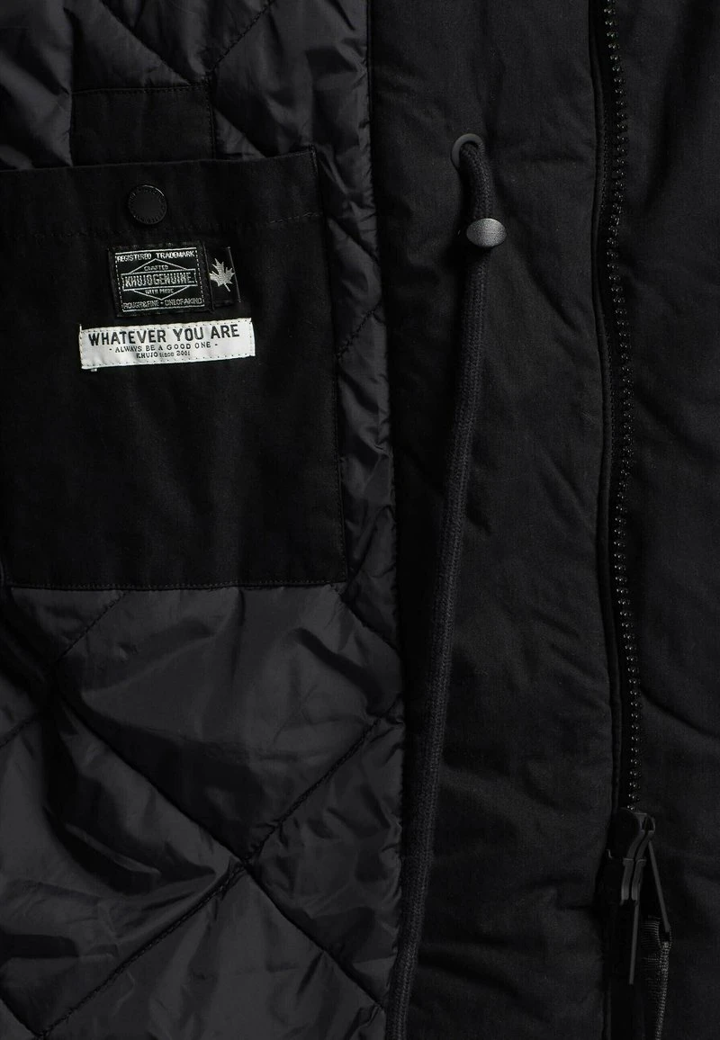 Schlussverkauf ❤️ Khujo HAAK - Wintermantel - Schwarz, Herren 👍 4 Schlussverkauf ❤️ Khujo HAAK - Wintermantel - Schwarz, Herren 👍 – Bild 4