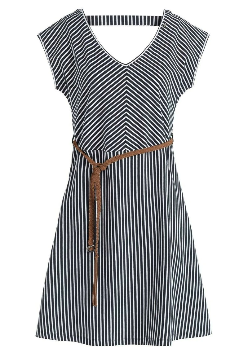 Bestes Angebot 💯 Khujo LEIFA - Freizeitkleid - Dunkelblau-weiß Gestreift, Damen 🎉 9 Bestes Angebot 💯 Khujo LEIFA - Freizeitkleid - Dunkelblau-weiß Gestreift, Damen 🎉 – Bild 9