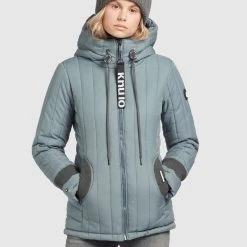 Auslauf 😍 Khujo TWEETY PRIME5 - Übergangsjacke - Blaugrau, Damen 🌟
