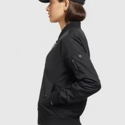 Großhandel 🎁 Khujo STENCE - Bomberjacke - Schwarz, Damen 🤩 -Khujo Verkaufsladen 9de8b3f2c4934e89abd102363decd059