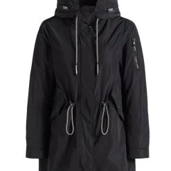 Aktion 😍 Khujo CATHARINA - Parka - Schwarz, Damen 🧨 -Khujo Verkaufsladen a2a370663dd44c64a89f4239b989c161