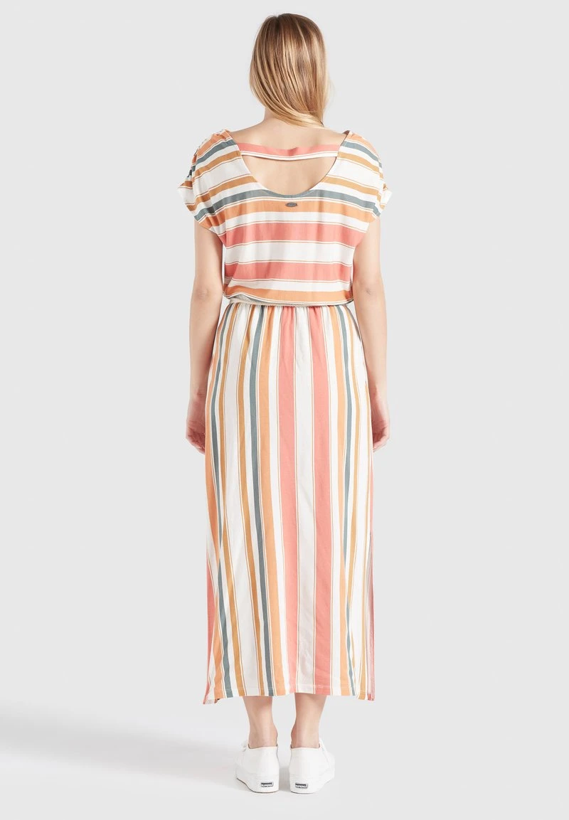 Top 10 🥰 Khujo DOREEN - Maxikleid - Mehrfarbig Gestreift, Damen ✔️ 3 Top 10 🥰 Khujo DOREEN - Maxikleid - Mehrfarbig Gestreift, Damen ✔️ – Bild 3