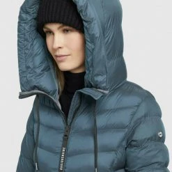 Budget 😀 Khujo INGRAM SHINE - Wintermantel - Blaugrau, Damen 😍 -Khujo Verkaufsladen a4f539652b8a442eaedafdfcac2560bb