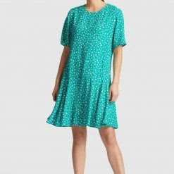 Großhandel ⌛ Khujo AVARU - Freizeitkleid - Grün, Damen 🎁