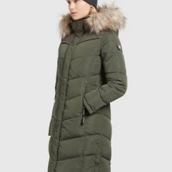 Schlussverkauf 💯 Khujo LUBECK LONG5 - Wintermantel - Dunkeloliv, Damen 🎉 -Khujo Verkaufsladen a5f059a566384bcf956ab99d9e90806c