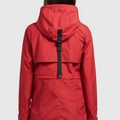 Bester Verkauf ✔️ Khujo FELINA - Regenjacke / Wasserabweisende Jacke - Rot, Damen ❤️ -Khujo Verkaufsladen a760e8f1deb94ddbba171ee59074b890