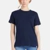 Rabatt 🔔 Khujo ALLMUT - T-Shirt Basic - Dark Blue, Damen 🎉