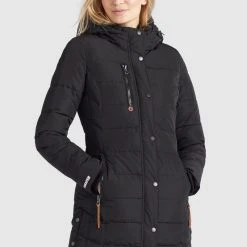 Besorgen 🎉 Khujo DELINAS - Wintermantel - Schwarz, Damen 😀