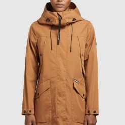 Brandneu ❤️ Khujo AIRA2 - Parka - Toffee, Damen 🌟