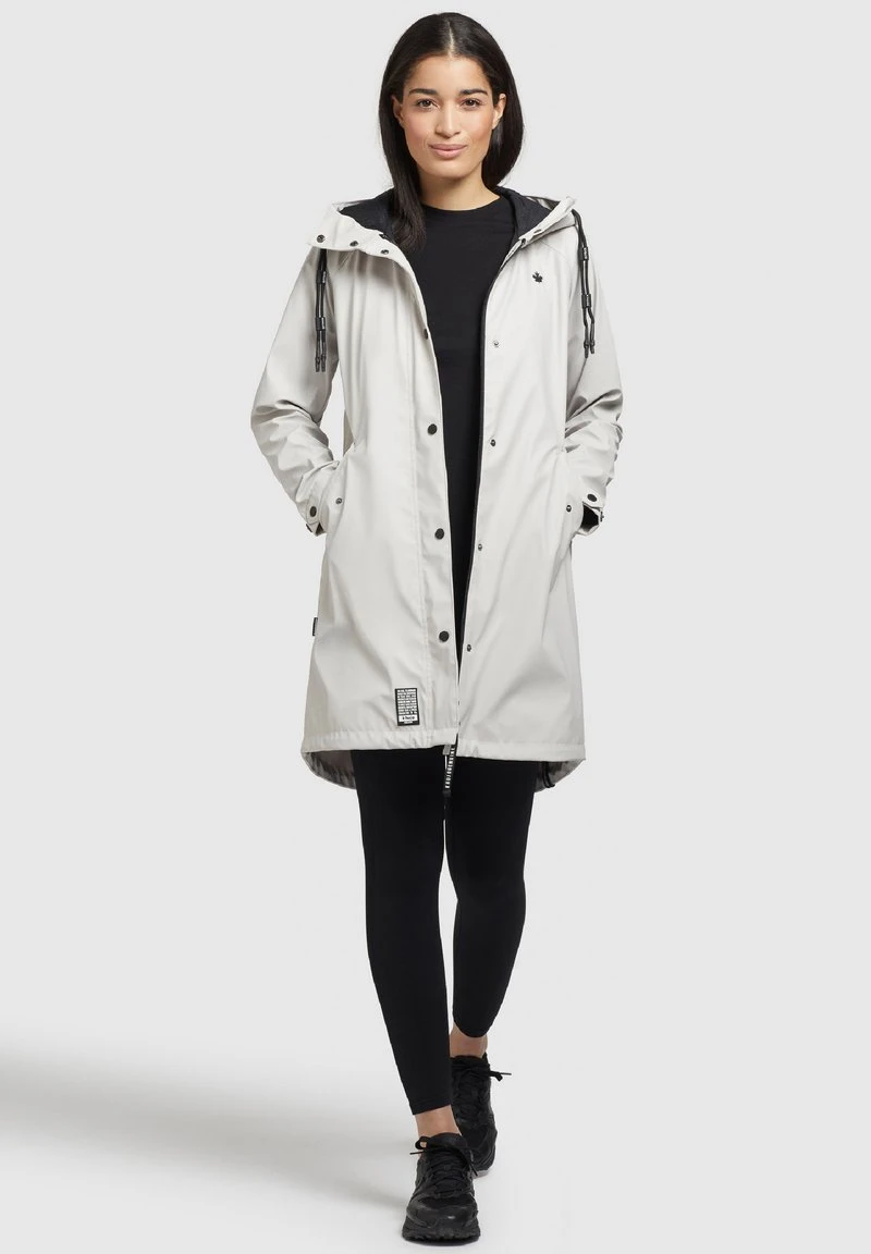 Blitzangebot 🤩 Khujo ODELIE - Regenjacke / Wasserabweisende Jacke - Hellgrau, Damen 🔔 4 Blitzangebot 🤩 Khujo ODELIE - Regenjacke / Wasserabweisende Jacke - Hellgrau, Damen 🔔 – Bild 4